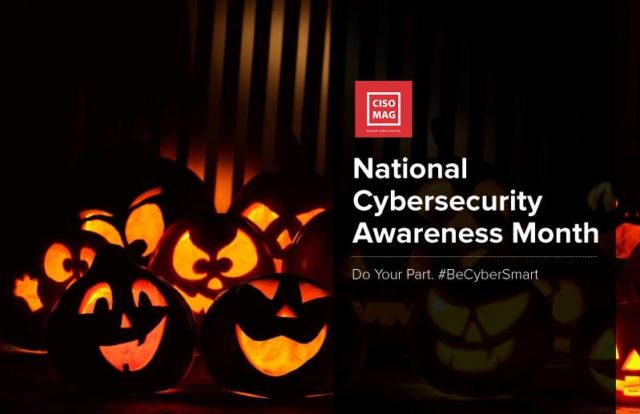 National Cybersecurity Awareness Month Halloween post